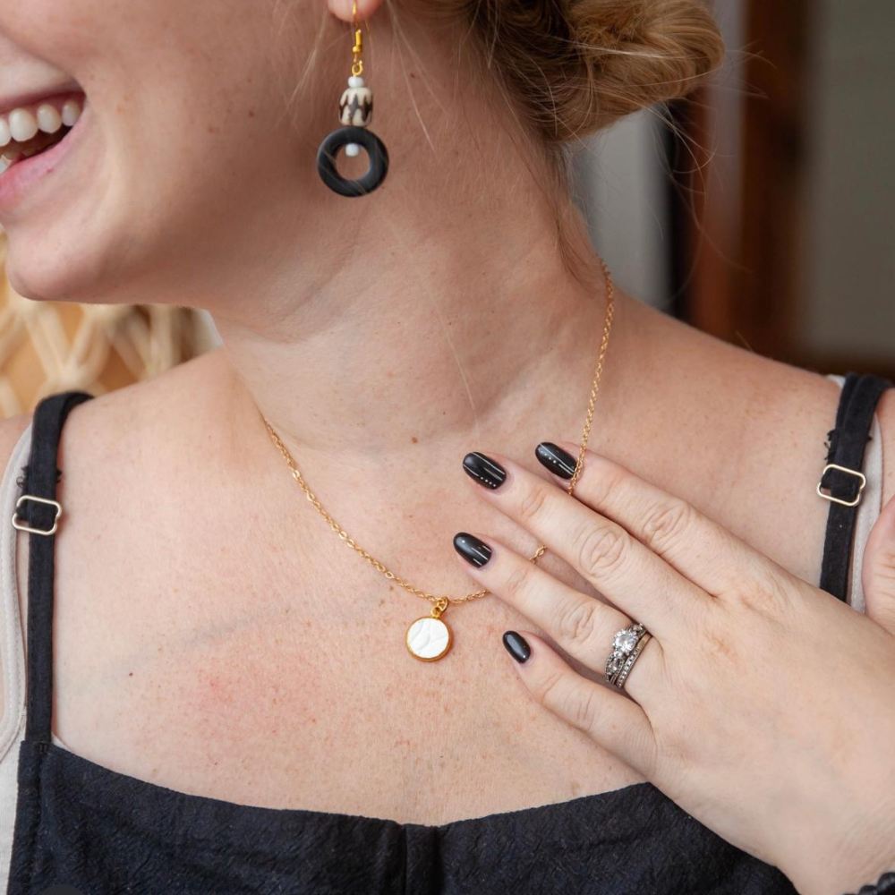 Ketting Druppel Wit
