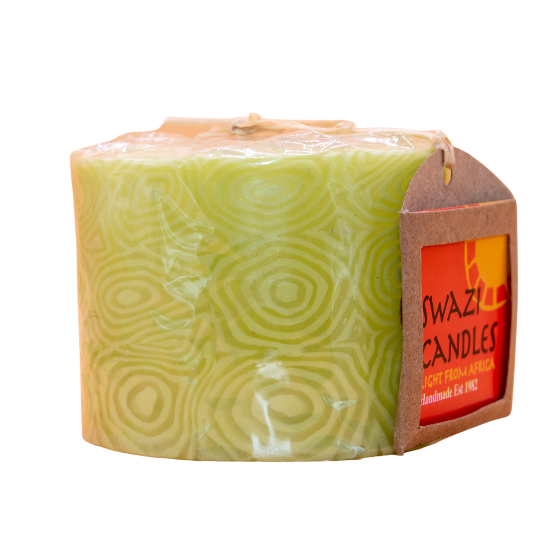Swazi-Kerze – Limettenkreise
