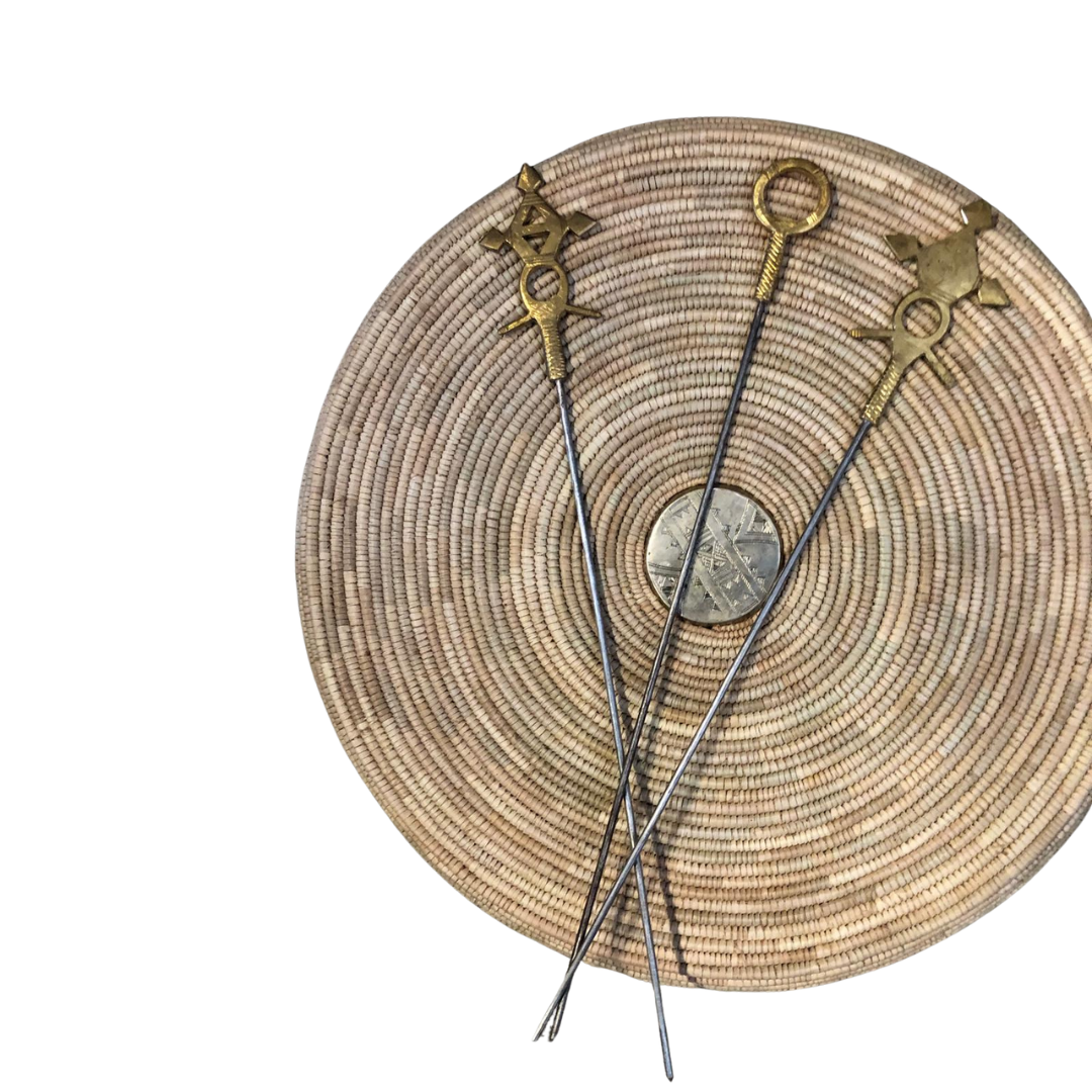 Grillspieße mit Touareg-Symbolen (3er-Set)