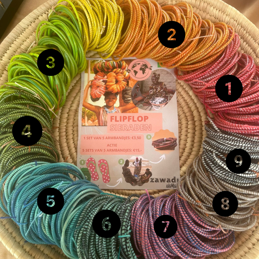 Flip-Flop-Set mit 5 Stück