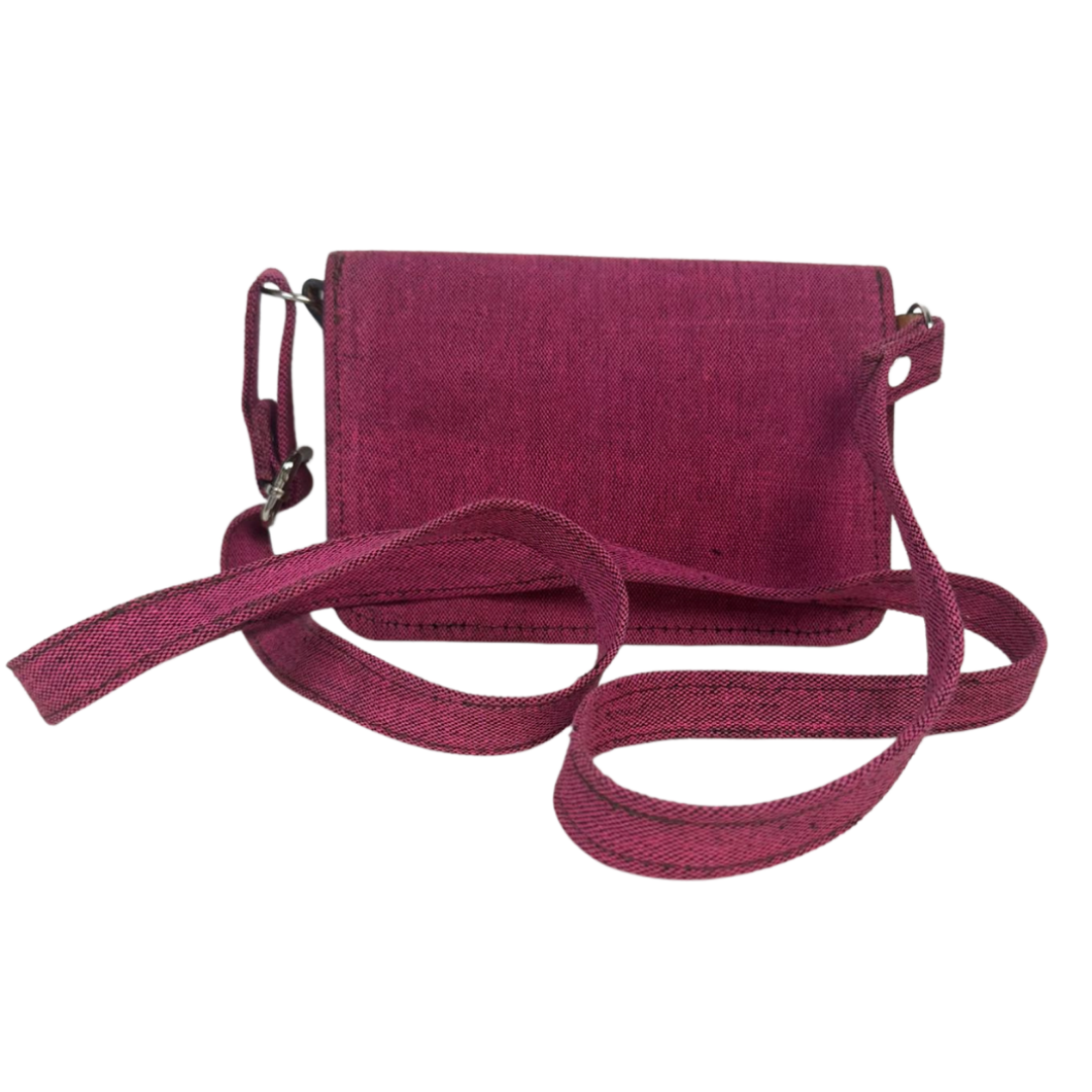 Compact schoudertasje - Roze