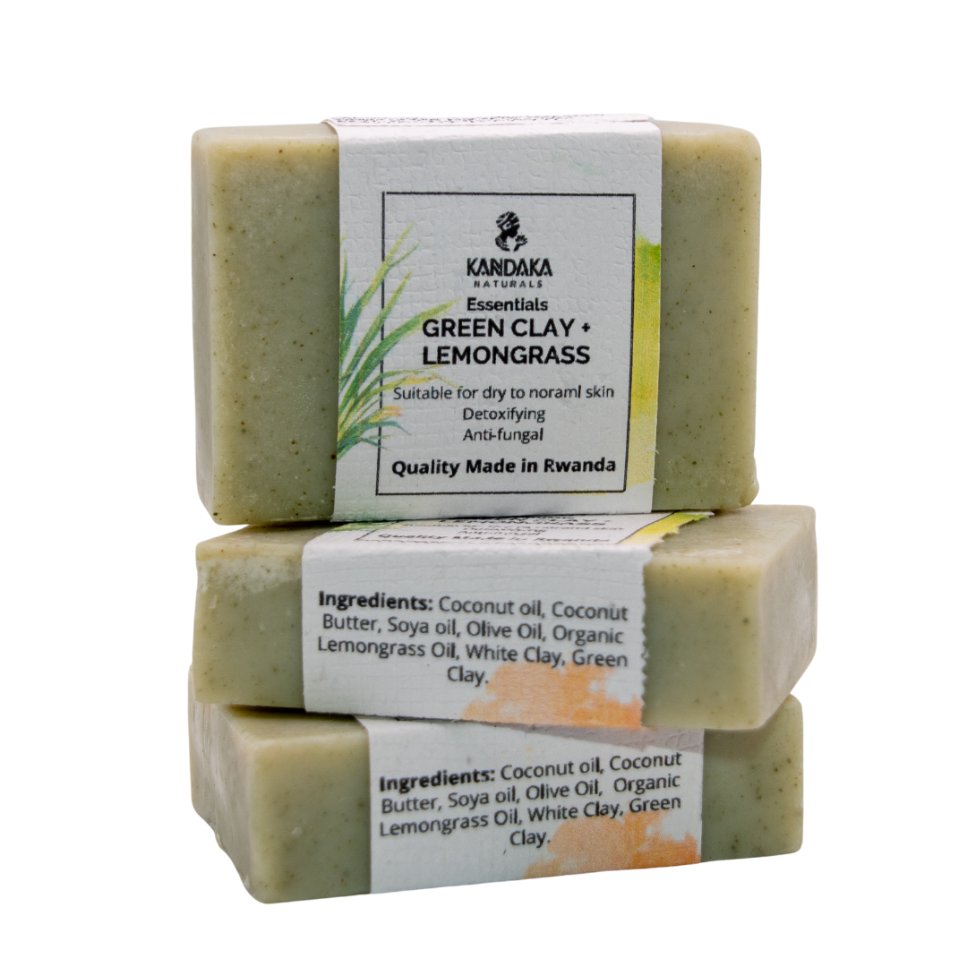 Blok Kandaka Zeep - Green Clay + Lemongrass