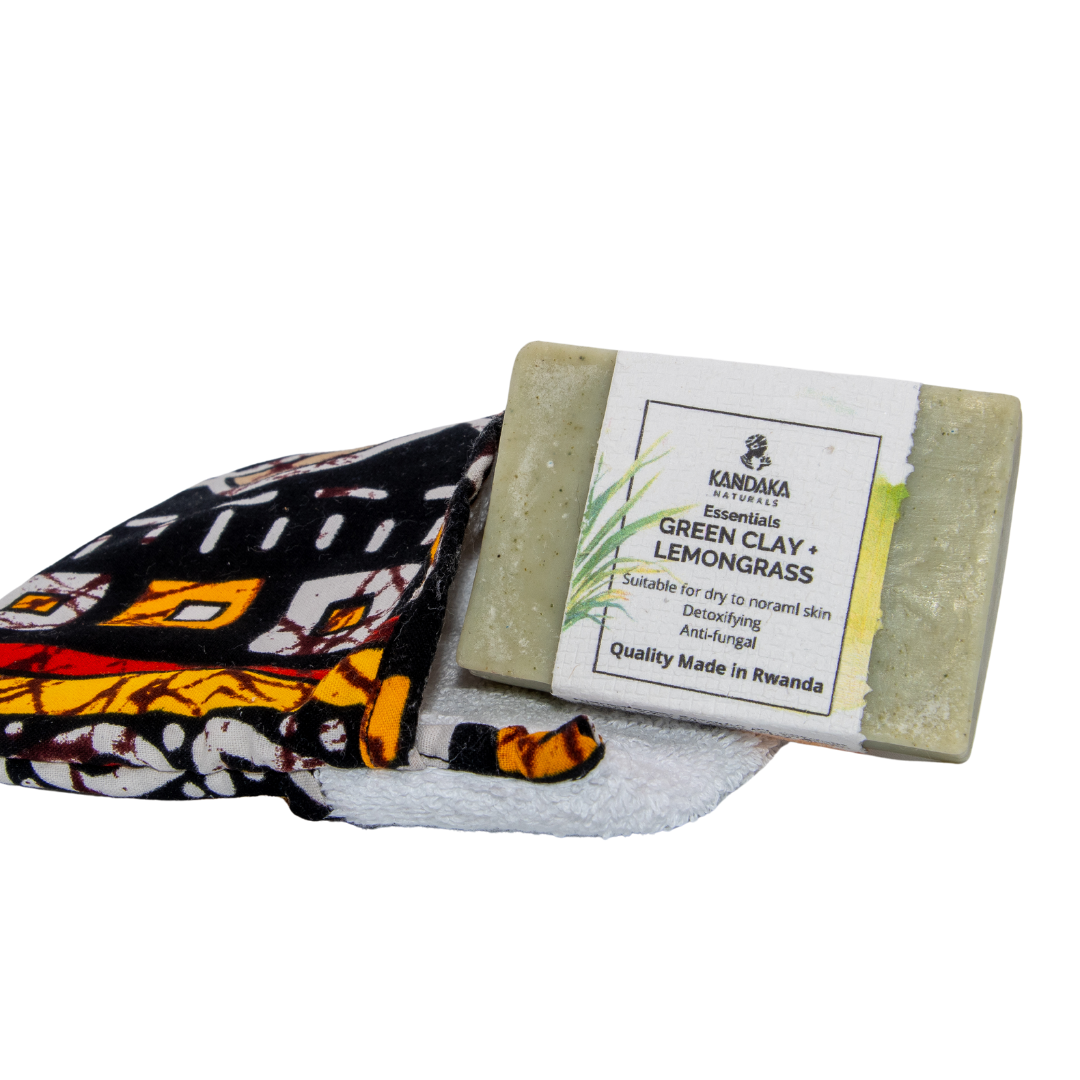 Kandaka - Reisebeutel für Seife + 1 Block