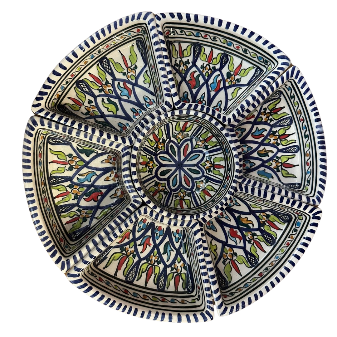Tapasschaal regenboog - 30cm