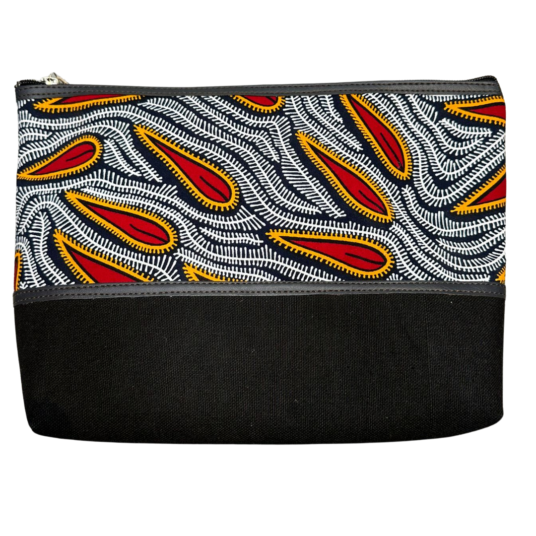 Kulturbeutel groß - Rote Blätter