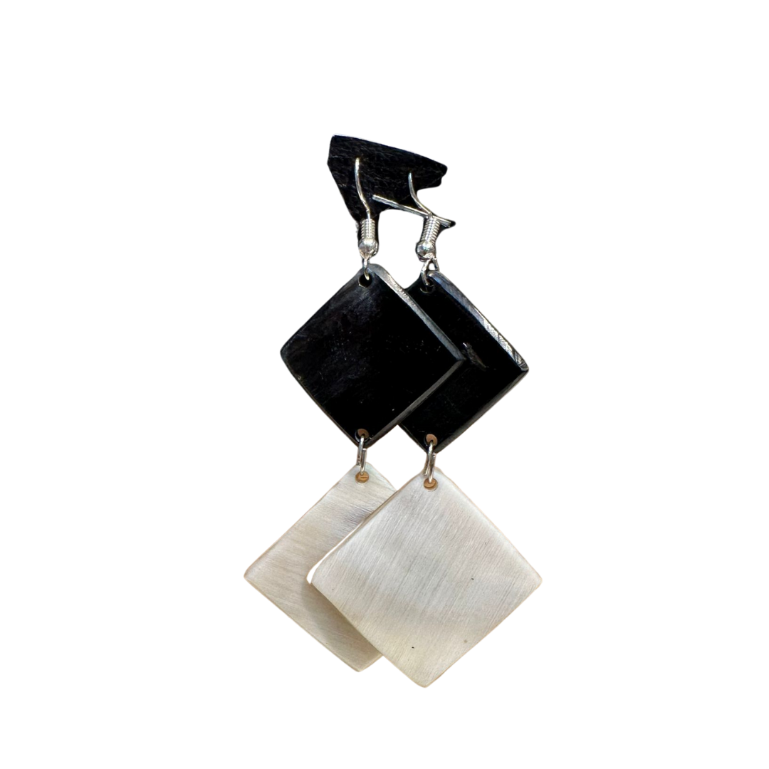 Cow horn earrings - Rosalie