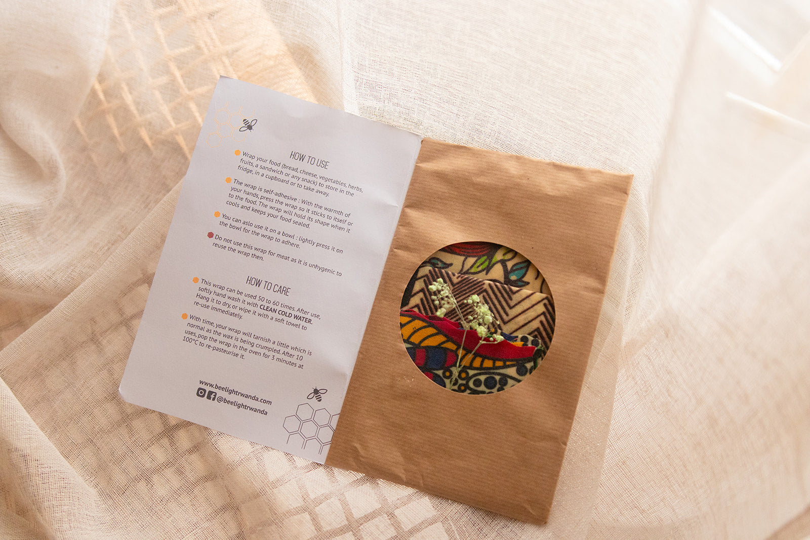 Beeswax wrappers for food (durable aluminum foil)
