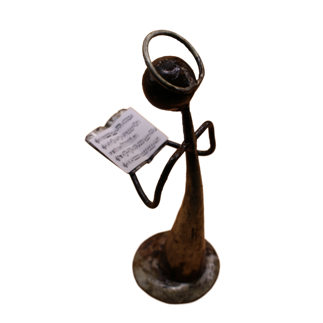 Recycle-Figur – Engel mit WEIHNACHTS-Noten