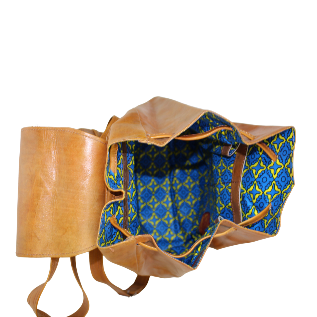 Rucksack aus ökologisch gegerbtem Leder