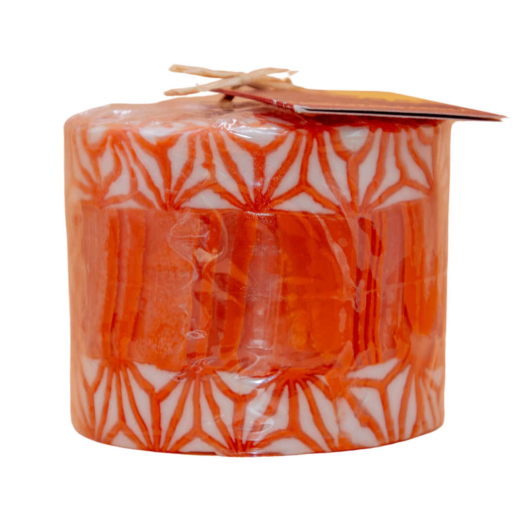 Swazi-Kerze – Orangefarbene Spinne