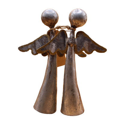 Angel recycling metal - Duo CHRISTMAS