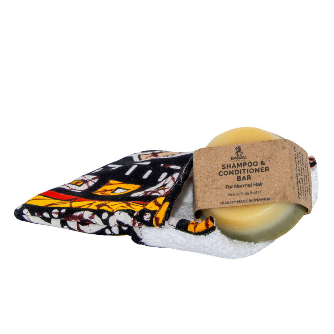 Kandaka - Reisebeutel für Seife + 1 Block
