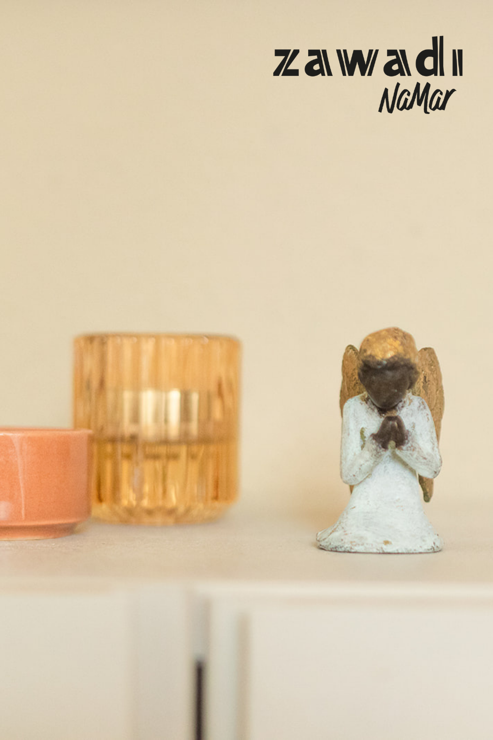 Engel aus Bronze - WEIHNACHTEN (Weiß)