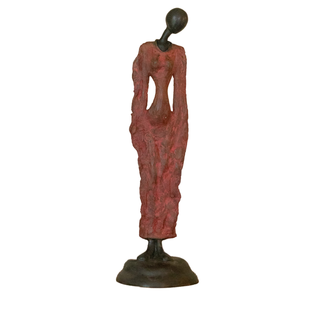 Bronzestatue - Abstrakte Person