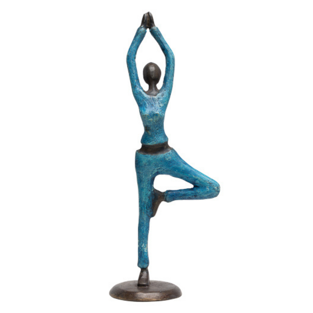 Bronze statue - Yoga pose