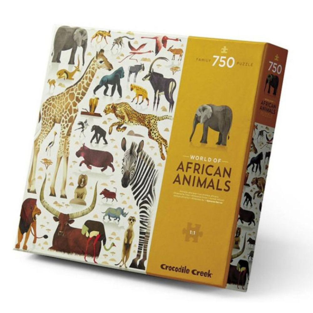 Puzzle Afrikanische Tiere (750 Teile) + POSTER